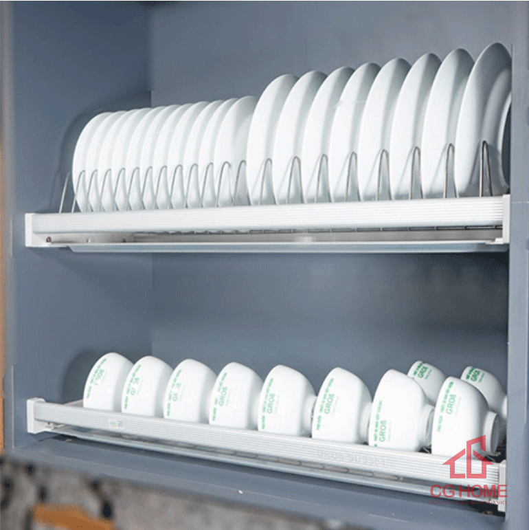 Giá bát cố định cao cấp khung nhôm