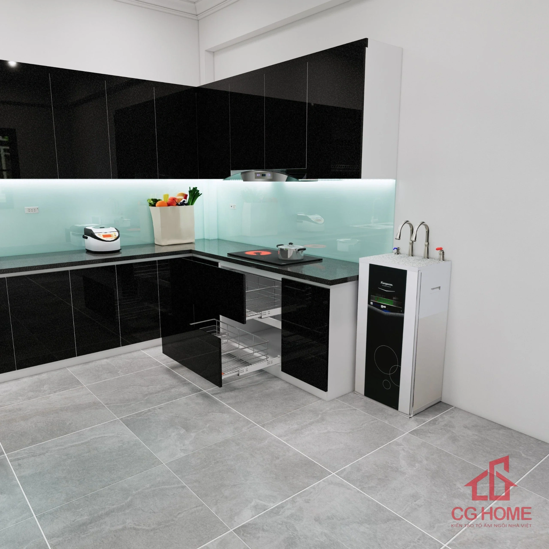 tủ bếp acrylic IAL4323TL (7)