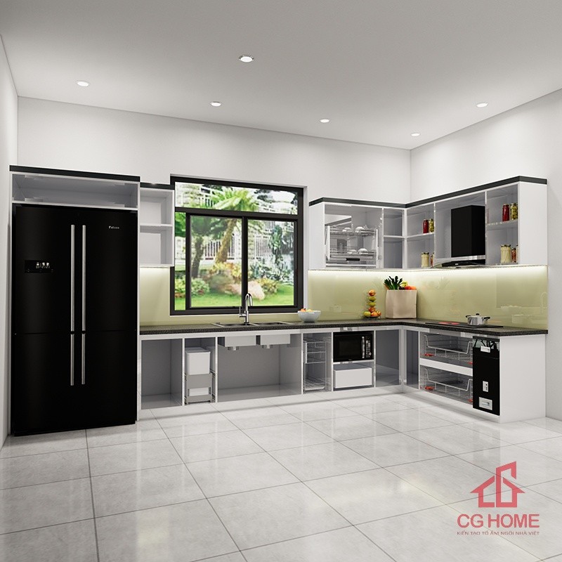 tủ bếp inox cánh acrylic mã IAL4520TL (7)