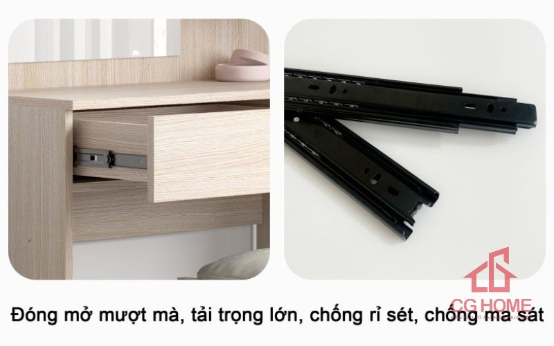 ray bi bàn trang điểm