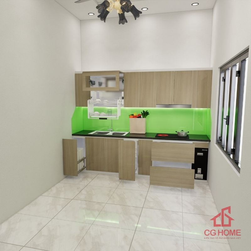 Mẫu tủ bếp inox 304 cánh acrylic mã IAI29 (5)