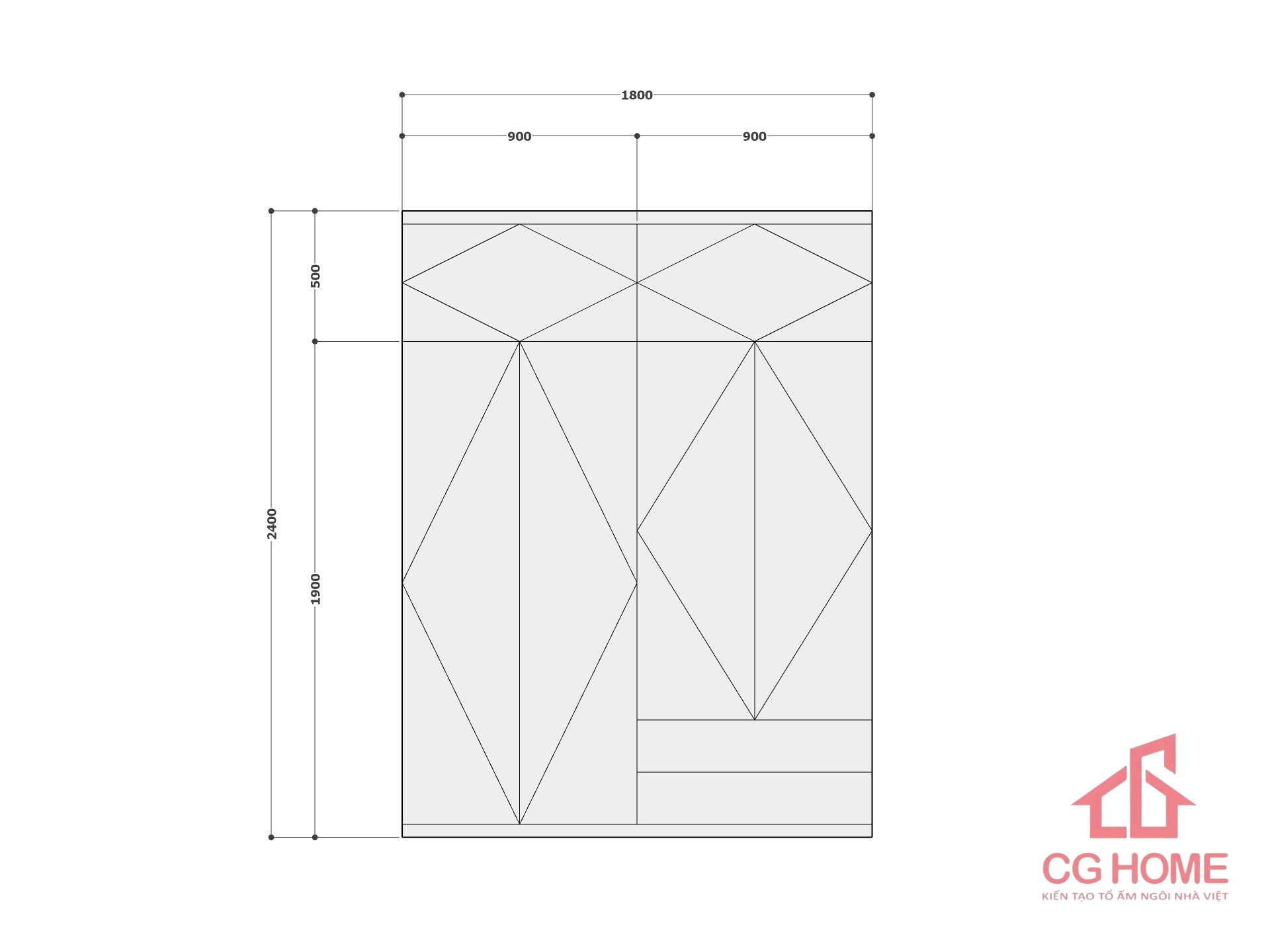 tủ 4 buồng mẫu 1