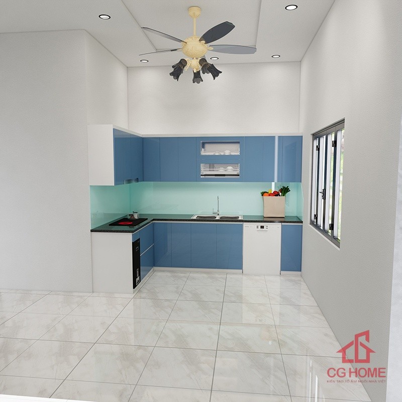 tủ bếp inox cánh acrylic mã IAL1730 (1)