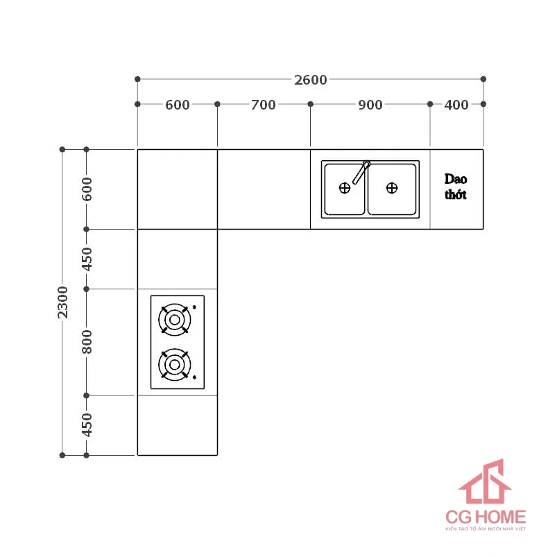 kích thước tủ IKL2326