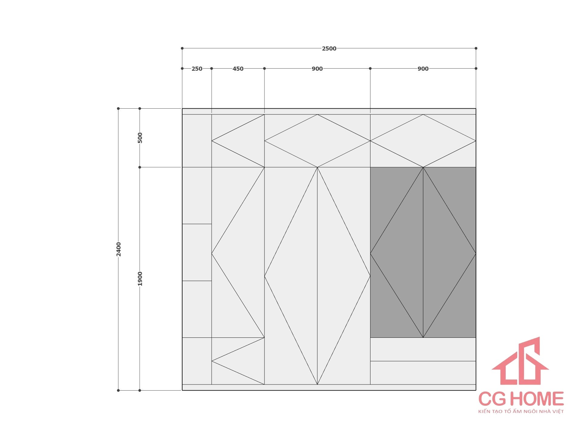 kích thước tủ 6 buồng mẫu 6