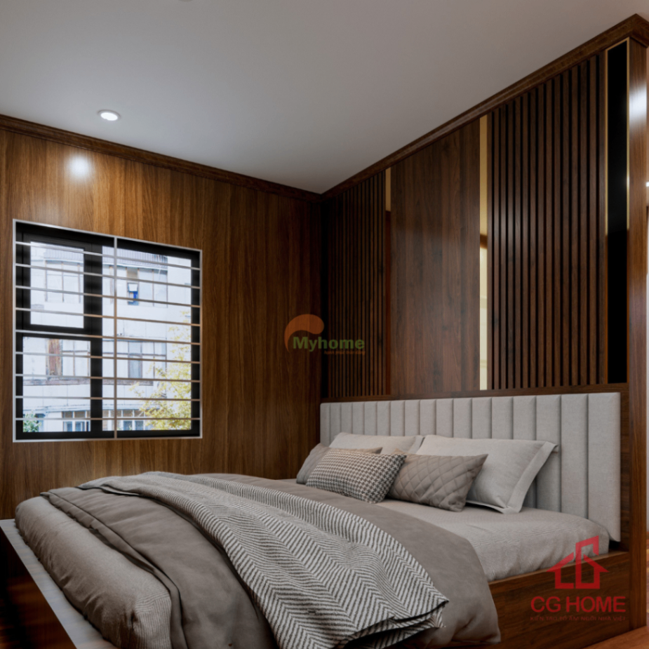 Phòng ngủ hiện đại sang trọng đề cao sự tinh giản và tiện nghi trong từng chi tiết