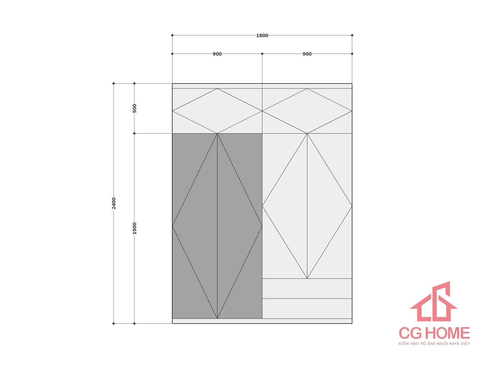tủ 4 buồng mẫu 2