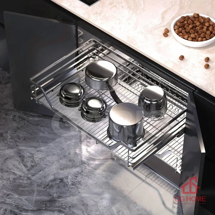 Giá xoong nồi inox 304 mẫu 2