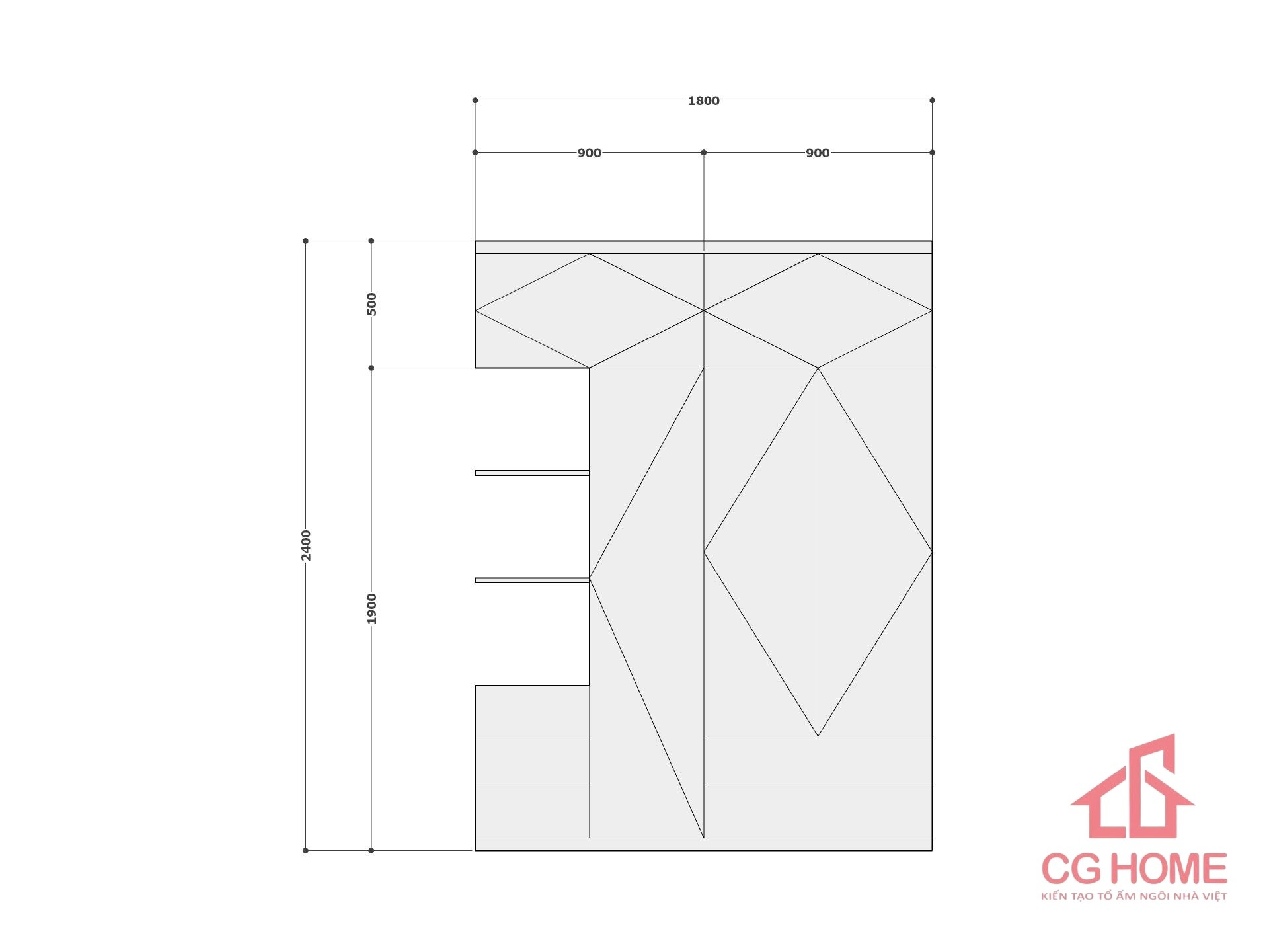 tủ 4 buồng mẫu 3