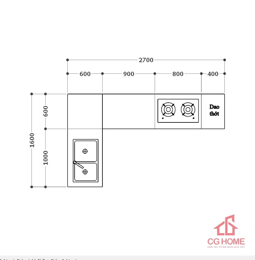 kích thước tủ cánh kính IKL1627