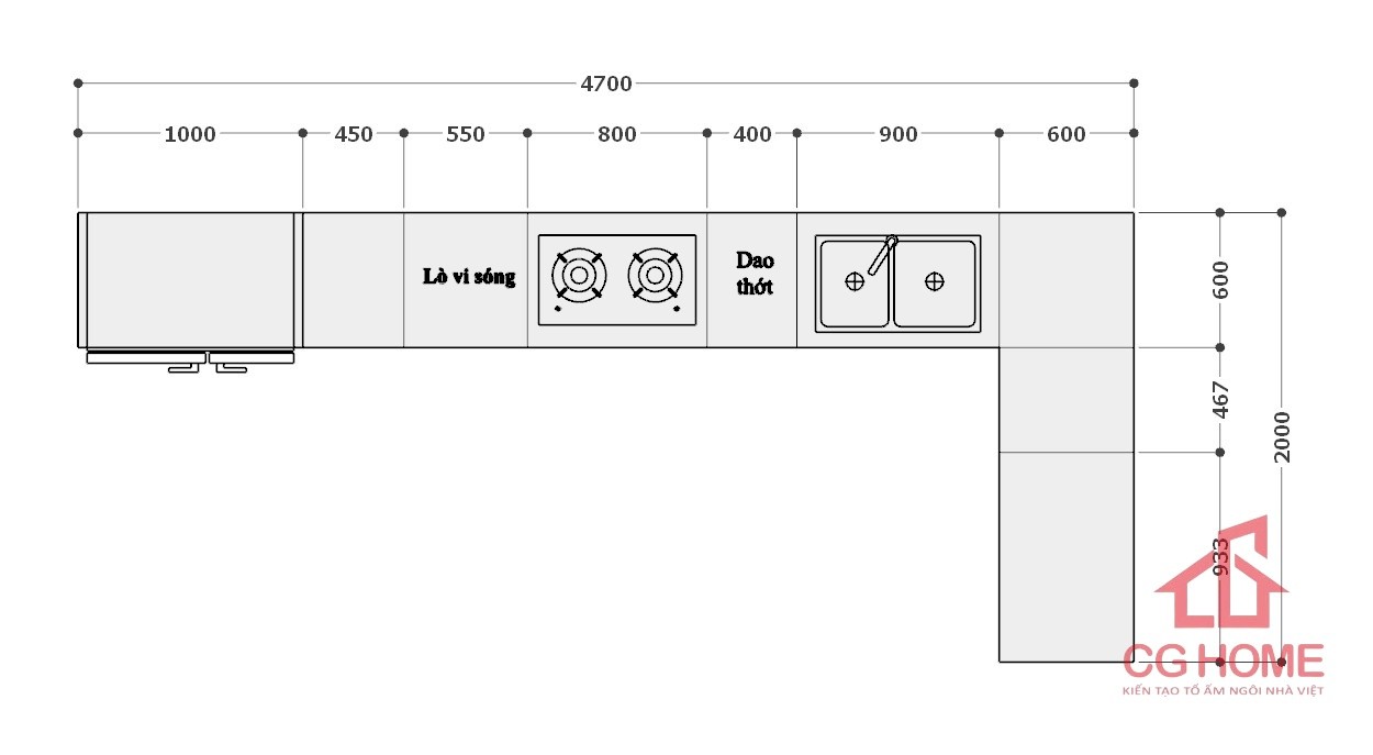 kích thước tủ inox acrylic mã IAL4720TL